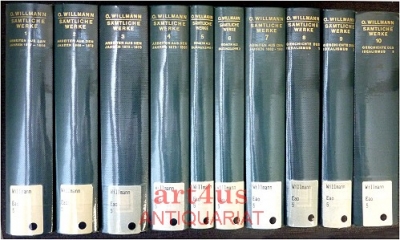 Otto Willmann : Sämtliche Werke: 1857-1868 : Bde. 1-10 ohne Bibliographie [d.i. alles Erschienene]
