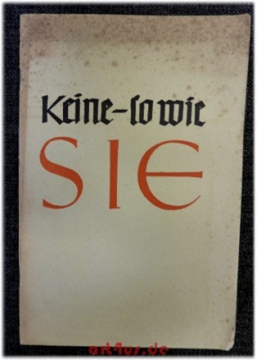 Keine so wie sie.