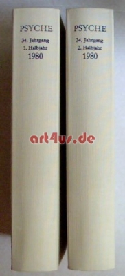 Psyche : Zeitschrift für Psychoanalyse und ihre Anwendungen : 34. Jahrgang 1980 : 2 Bände 1. u. 2. Halbjahr
