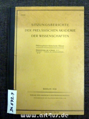 Probleme der Kulturmorphologie.