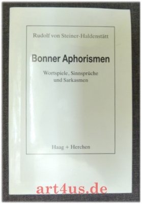 Bonner Aphorismen [signiertes Exemplar]