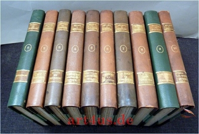 Oeuvres complètes de Courteline : 10 Bände - 10 Tomes : 1) Introduction de Gaston Chérau; Boubouroche suivi de Philosophie. Illustrations de Dunoyer de Segonzac 2) Les Tribunaux. Illustrations de Jean-Louis Forain 3) La Vie de Ménage. Illustrations de Pie