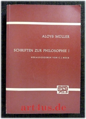 Schriften zur Philosophie ; Bd. 1