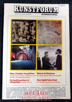 Kunstforum International : Band 71/72, 3-4/84, April/Mai