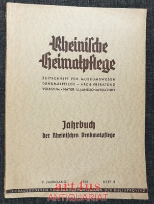 Rheinische Heimatpflege  7. Jahrgang