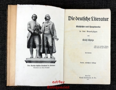 Die deutsche Literatur : Geschichte und Hauptwerke in den Grundzügen.