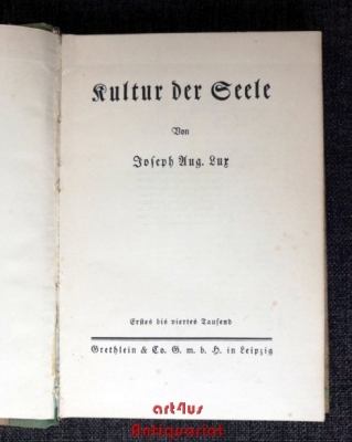 Kultur der Seele.