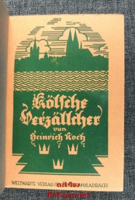 Kölsche Verzällcher.
