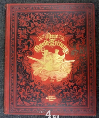 Neue Musik-Zeitung  15. Jahrgang (1894) ; mit Notenbeilage