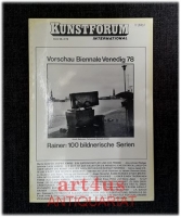 Vorschau Biennale Venedig 78 : Rainer : 100 bildnerische Serien