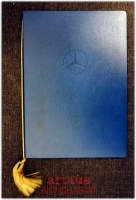 Daimler-Benz AG : signierte Urkunde mit Kordelbindung zum 25jährigen Dienstjubiläum 1983.