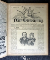 Neue Musik-Zeitung  10. Jahrgang (1889) ; mit Notenbeilage